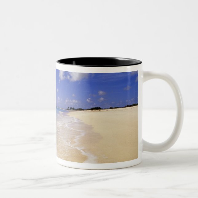 Tasse 2 Couleurs Plage de Low Bay, Barbuda, Antigua (Droit)