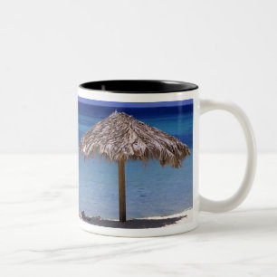 Tasse 2 Couleurs Plage de Malmok, Aruba, Antilles néerlandaises