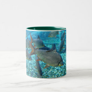 Tasse 2 Couleurs Plage de poisson