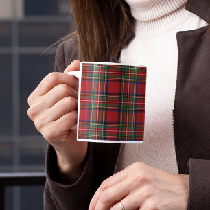 Tasse 2 Couleurs Plaid Clan Stewart Red Green Tartan