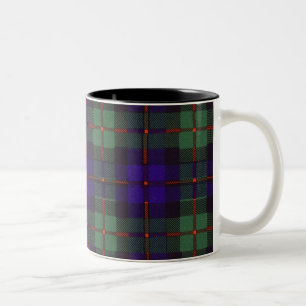 Tasse 2 Couleurs Plaid d'écossais de tartan de clan de Murray