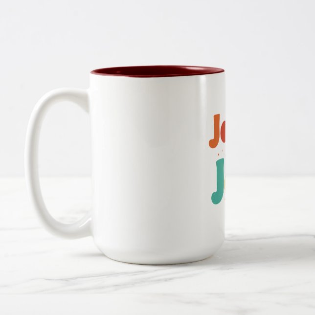 Tasse 2 Couleurs Plaisanteries pour Jets (Gauche)