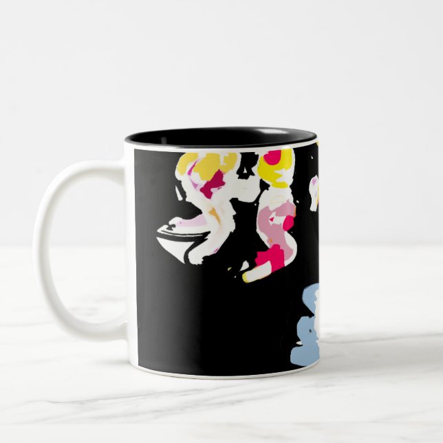 Tasse 2 Couleurs Plaisir estival de la mer  (Gauche)