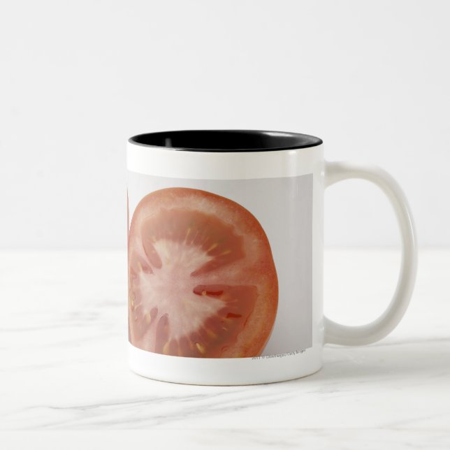Tasse 2 Couleurs Plan rapproché de deux tomates (Droit)