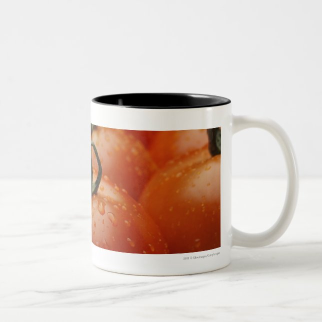 Tasse 2 Couleurs Plan rapproché des tomates 2 (Droit)