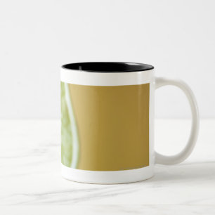 Tasse 2 Couleurs Plan rapproché d'une tranche de citron