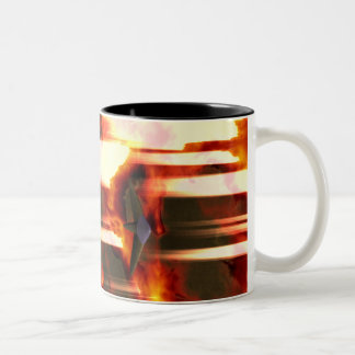 Tasse 2 Couleurs planète en feu