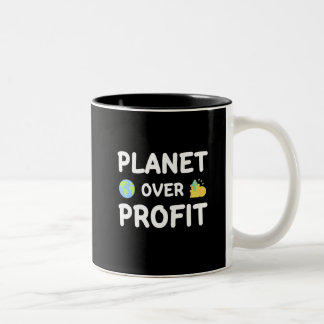 Tasse 2 Couleurs Planète sur le profit - Durabilité
