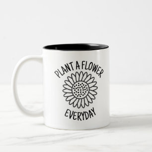 Tasse 2 Couleurs Plante Une Fleur Tous Les Jours