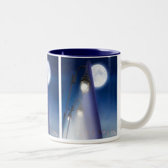 Tasse 2 Couleurs Pleine lune au monument WA (Droit)