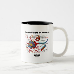 Tasse 2 Couleurs Plomberie neurologique à l'intérieur (Neuron / Syn