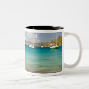 Tasse 2 Couleurs Plongeurs en apnée dans la crique idyllique de Pir