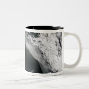 Tasse 2 Couleurs Plume de cendres de l'éruption du volcan Chaiten,