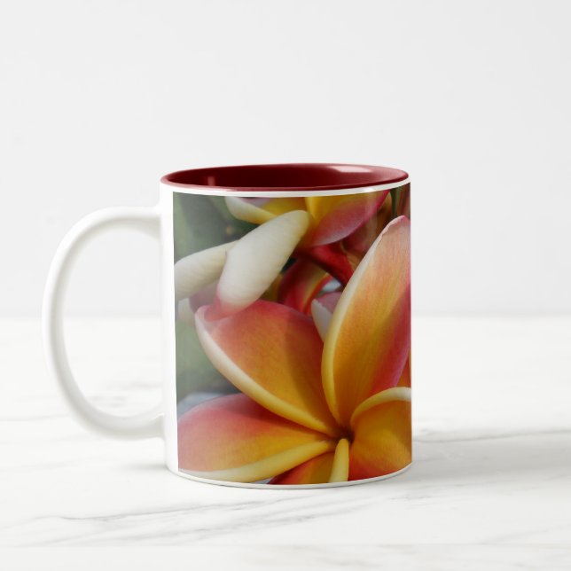 Tasse 2 Couleurs plumeria (Gauche)