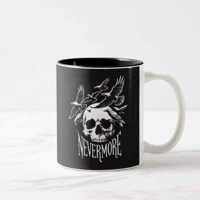 Tasse 2 Couleurs Plus De Crâne Et De Ravages (Droit)