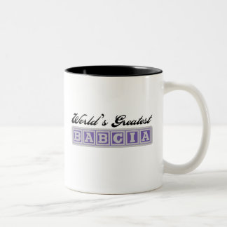 Tasse 2 Couleurs Plus grand Babcia du monde