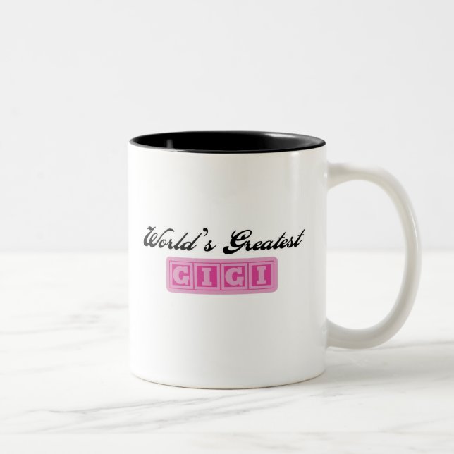 Tasse 2 Couleurs Plus grand GiGi du monde (Droit)