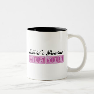 Tasse 2 Couleurs Plus grand YiaYia du monde