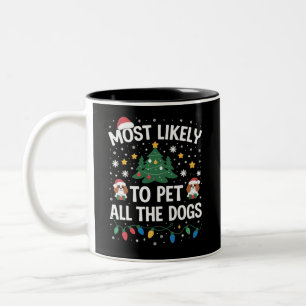Tasse 2 Couleurs Plus susceptible de caresser tous les chiens Famil