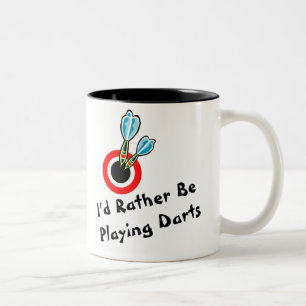Tasse 2 Couleurs Plutôt joue des dards