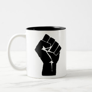 Tasse 2 Couleurs Poing serré augmenté