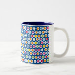 Tasse 2 Couleurs points de chanukah<br><div class="desc">grand cadeau !</div>