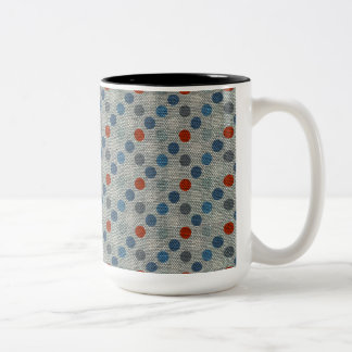Tasse 2 Couleurs Points Nautiques