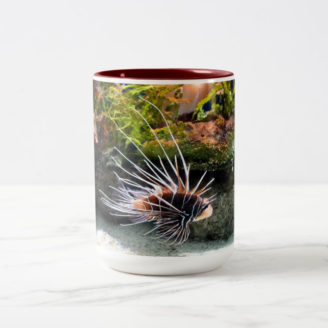 Tasse 2 Couleurs Poisson (Centre)