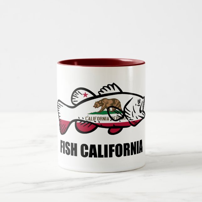 Tasse 2 Couleurs Poisson Bar Californie (Centre)