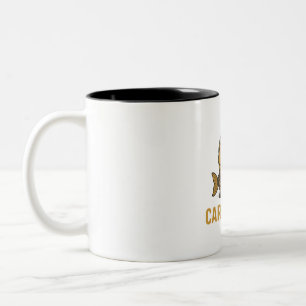 Tasse 2 Couleurs Poisson Drôle Charpentier Animal Jeu de Mots