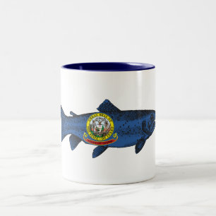 Tasse 2 Couleurs Poisson Idaho truite