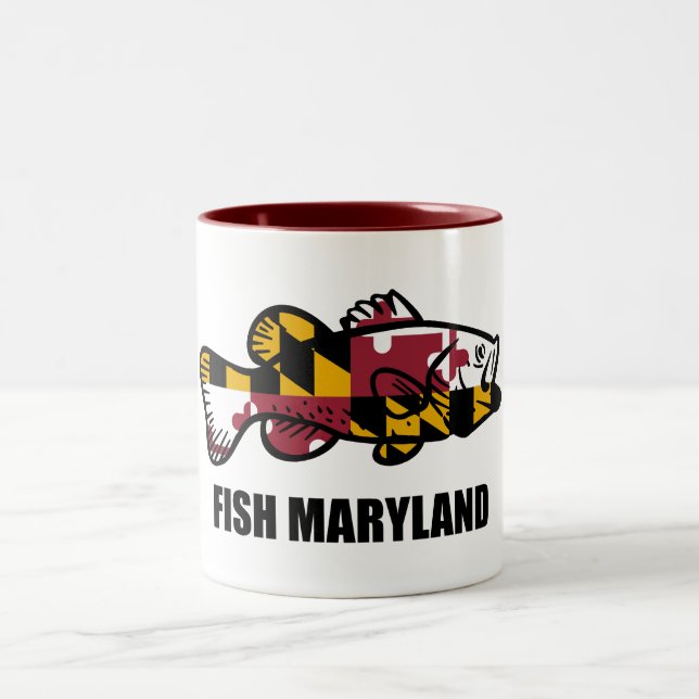 Tasse 2 Couleurs Poisson Maryland (Centre)