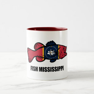 Tasse 2 Couleurs Poisson Mississippi