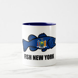 Tasse 2 Couleurs Poisson New York Bass