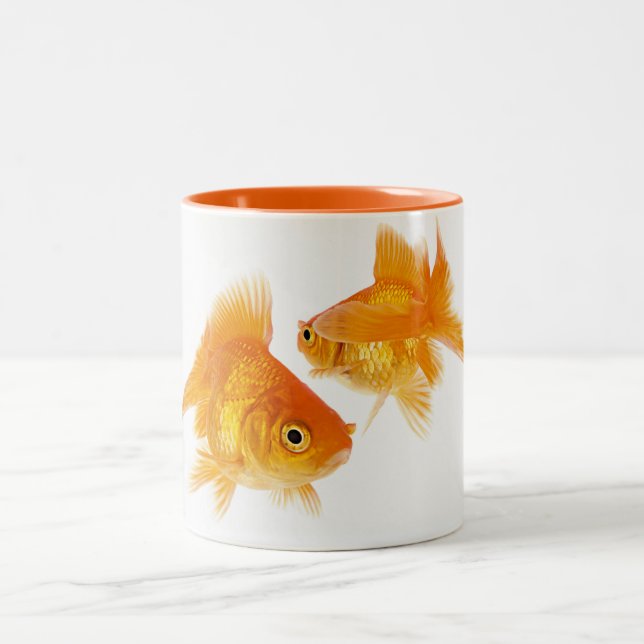 Tasse 2 Couleurs Poisson rouge deux (Centre)