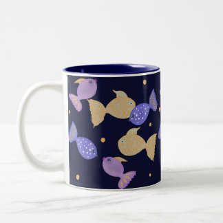 Tasse 2 Couleurs Poissons conviviaux