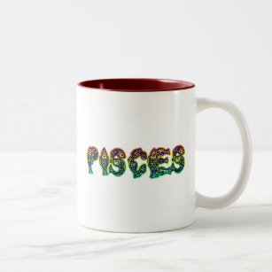 Mug Personnalisé Signe Astrologique Poissons - Céramique Blanche, 325 Ml, Fabriqué En France, Neuf