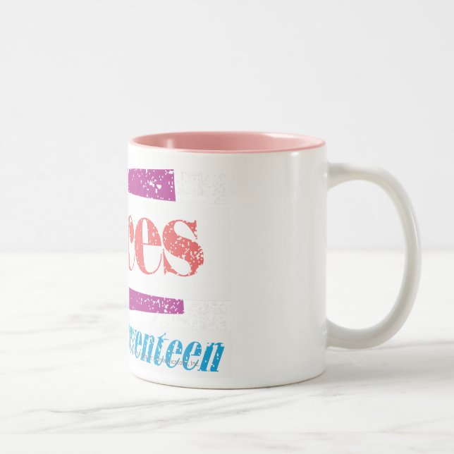 Tasse 2 Couleurs Poissons LtPink (Droit)