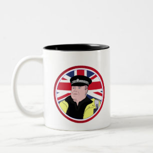 Tasse 2 Couleurs Police britannique