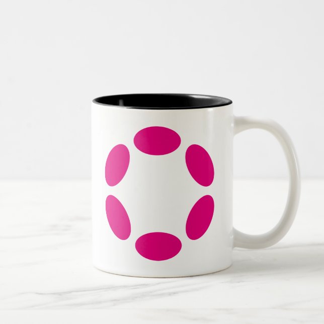 Tasse 2 Couleurs Polkadot (Droit)
