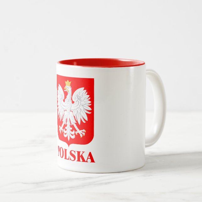 Tasse 2 Couleurs Polska 2 (Devant droit)