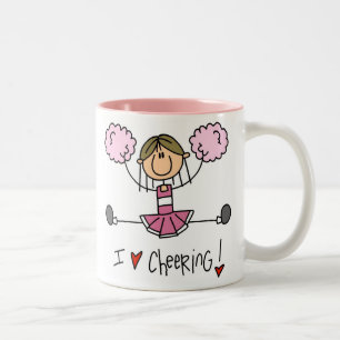 Tasse 2 Couleurs Pom-pom girl rose
