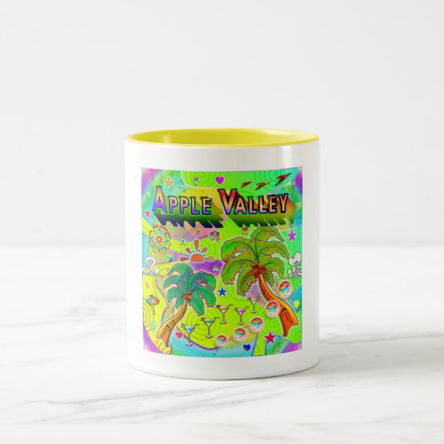 Tasse 2 Couleurs Pomme Valley Mind Focus (Centre)