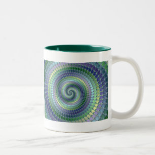 Tasse 2 Couleurs Pondering - Fractal