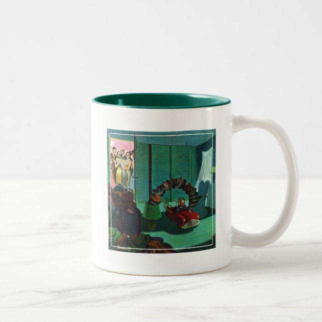 Tasse 2 Couleurs Pont casquette (Droit)