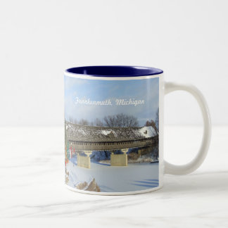 Tasse 2 Couleurs Pont couvert de Frankenmuth Michigan