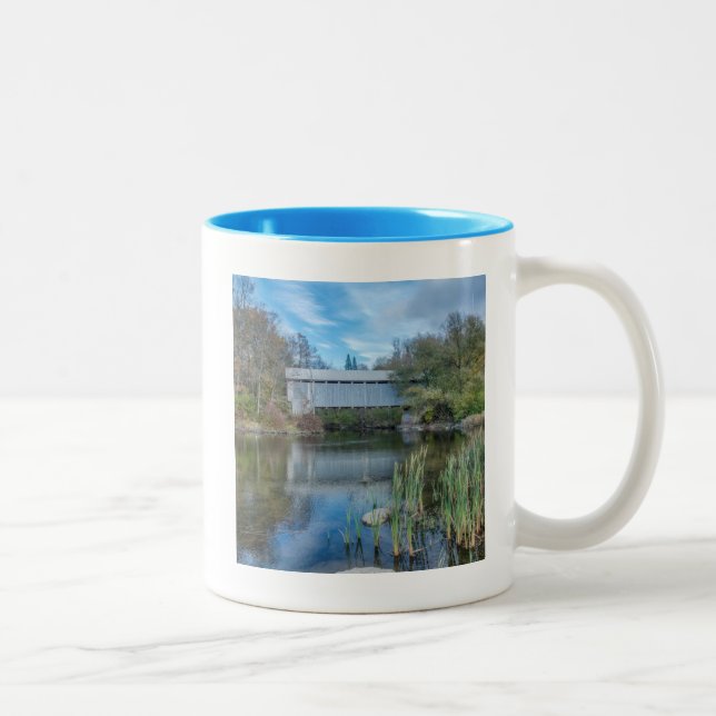 Tasse 2 Couleurs Pont couvert de Milby 2 (Droit)