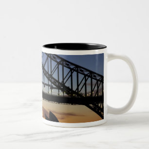 Tasse 2 Couleurs Pont de Sydney Harbour et Opéra de Sydney à 2