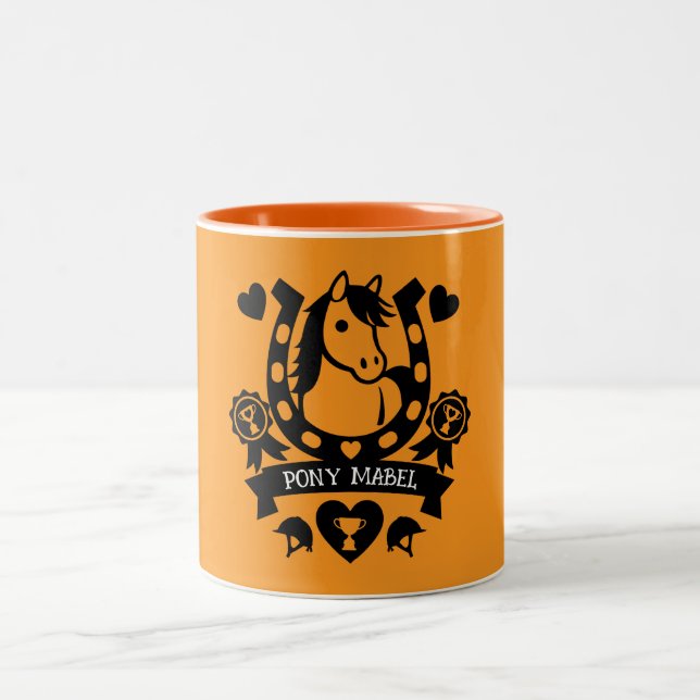 Tasse 2 Couleurs Pony Club Rider (Centre)