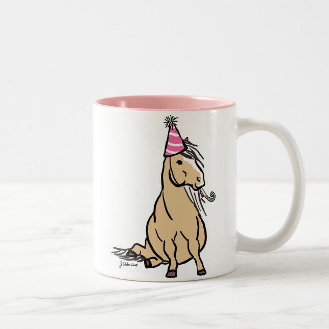 Tasse 2 Couleurs Pony Palomino (Droit)